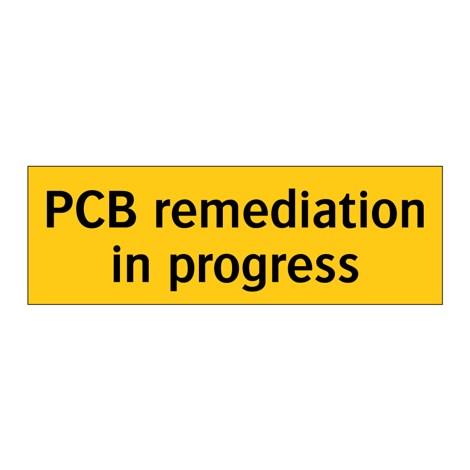 PCB remediation in progress