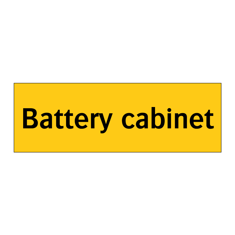 Battery cabinet