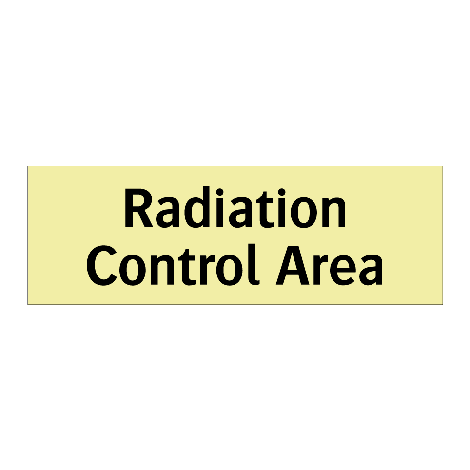 Radiation Control Area