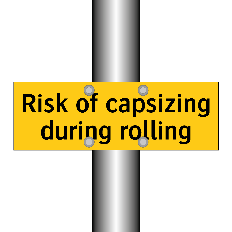 Risk of capsizing during rolling