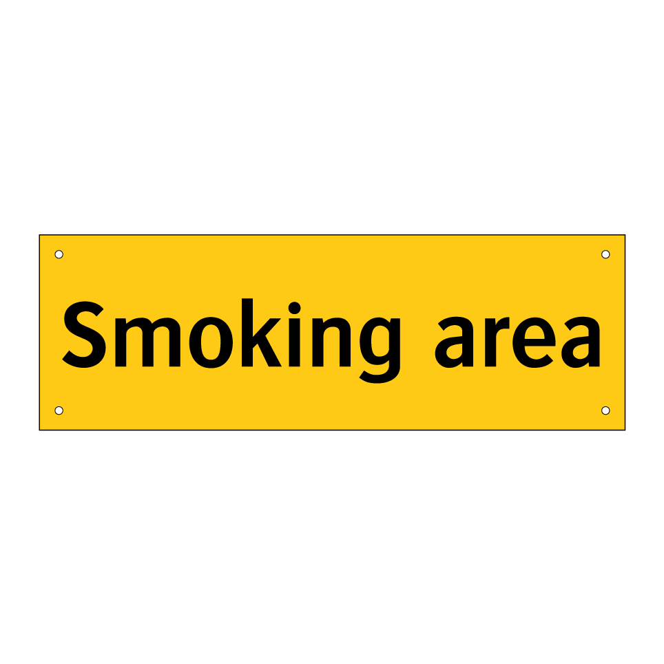 Smoking area