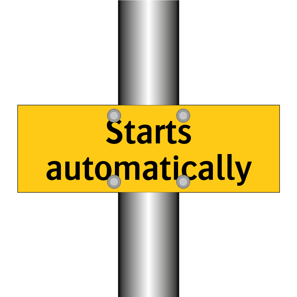 Starts automatically