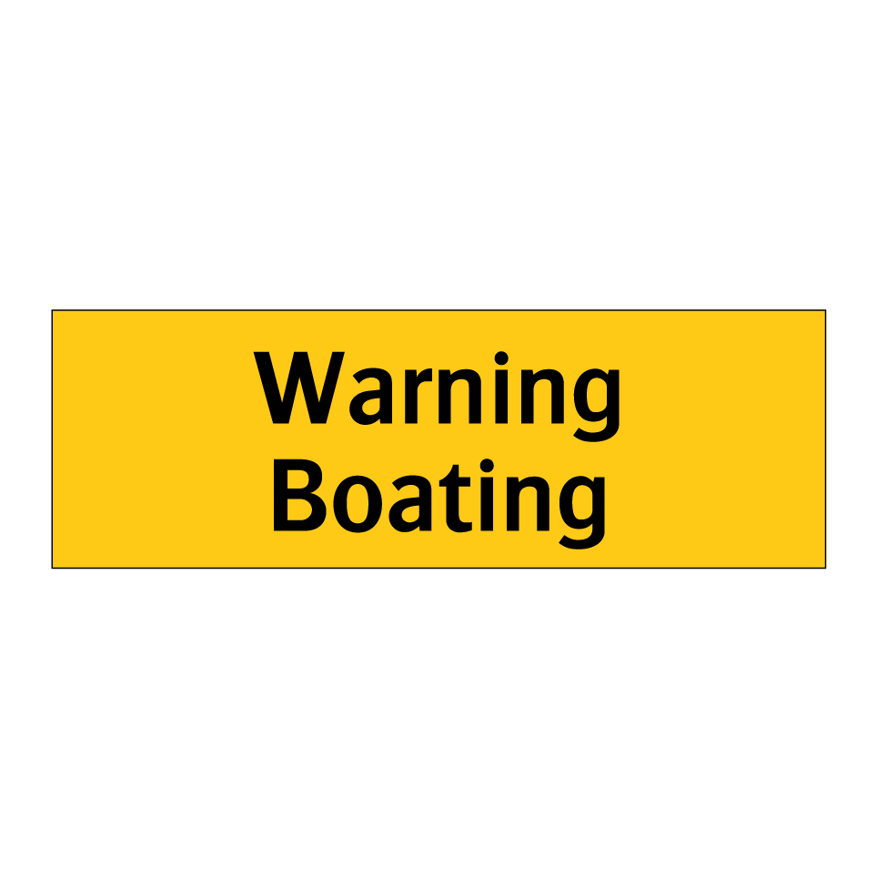 Warning Boating