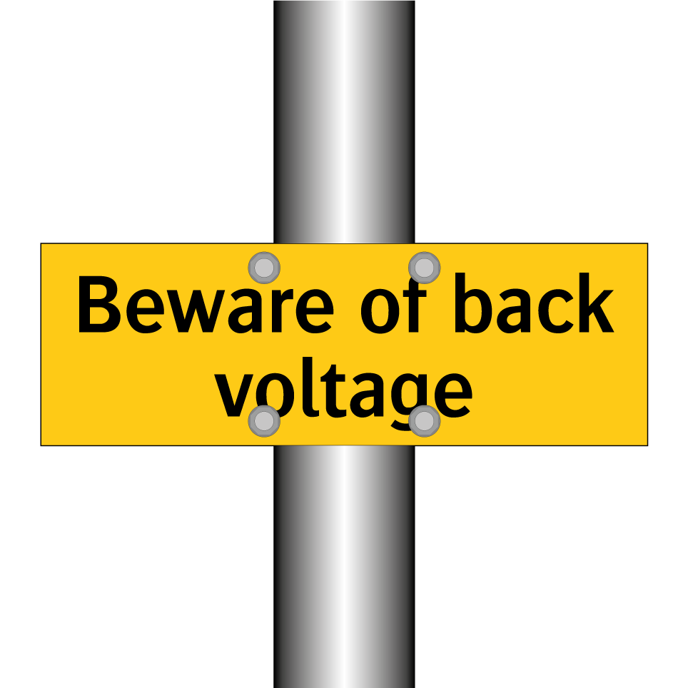 Beware of back voltage