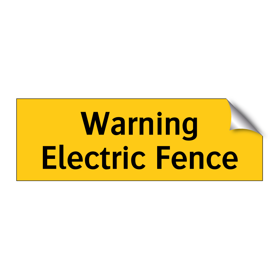 Warning Electric Fence