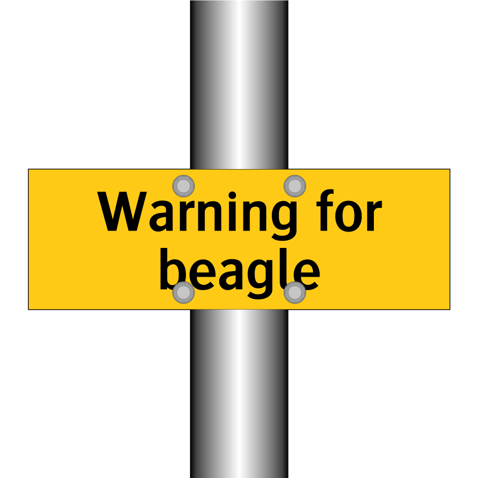 Warning for beagle