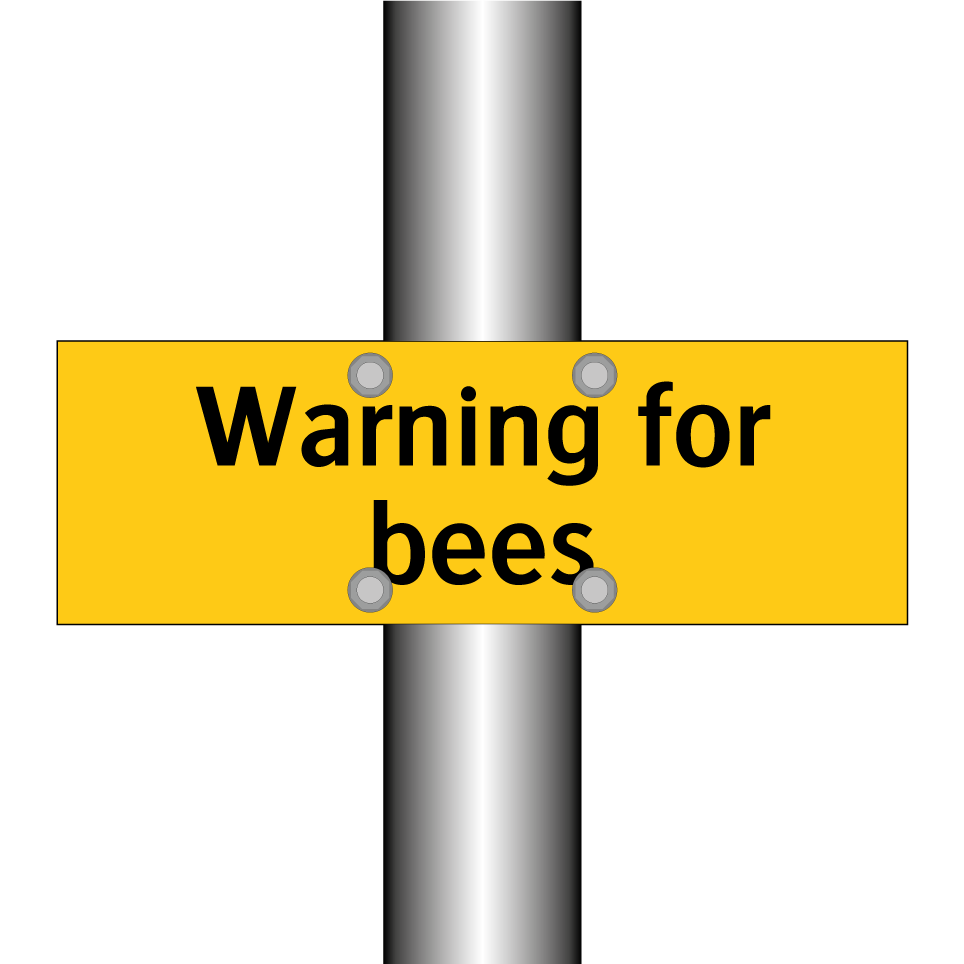 Warning for bees