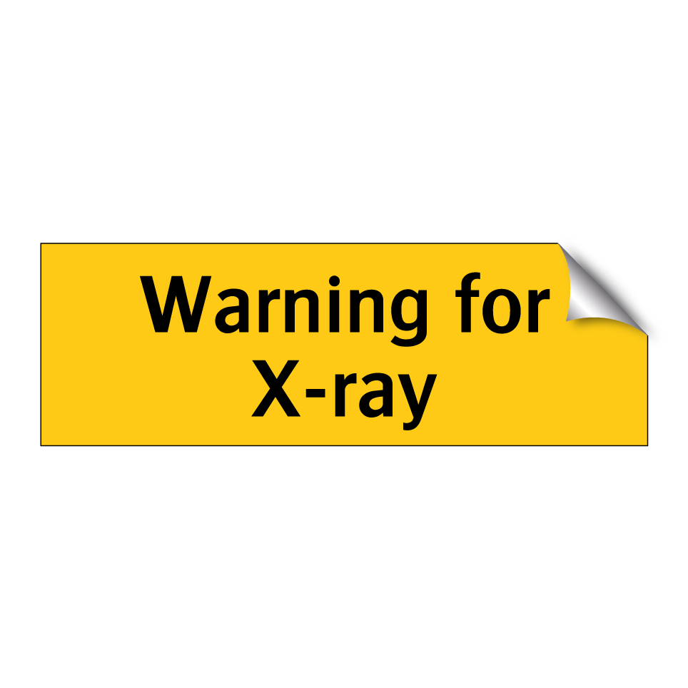 Warning for X-ray