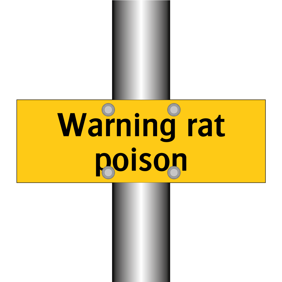 Warning rat poison