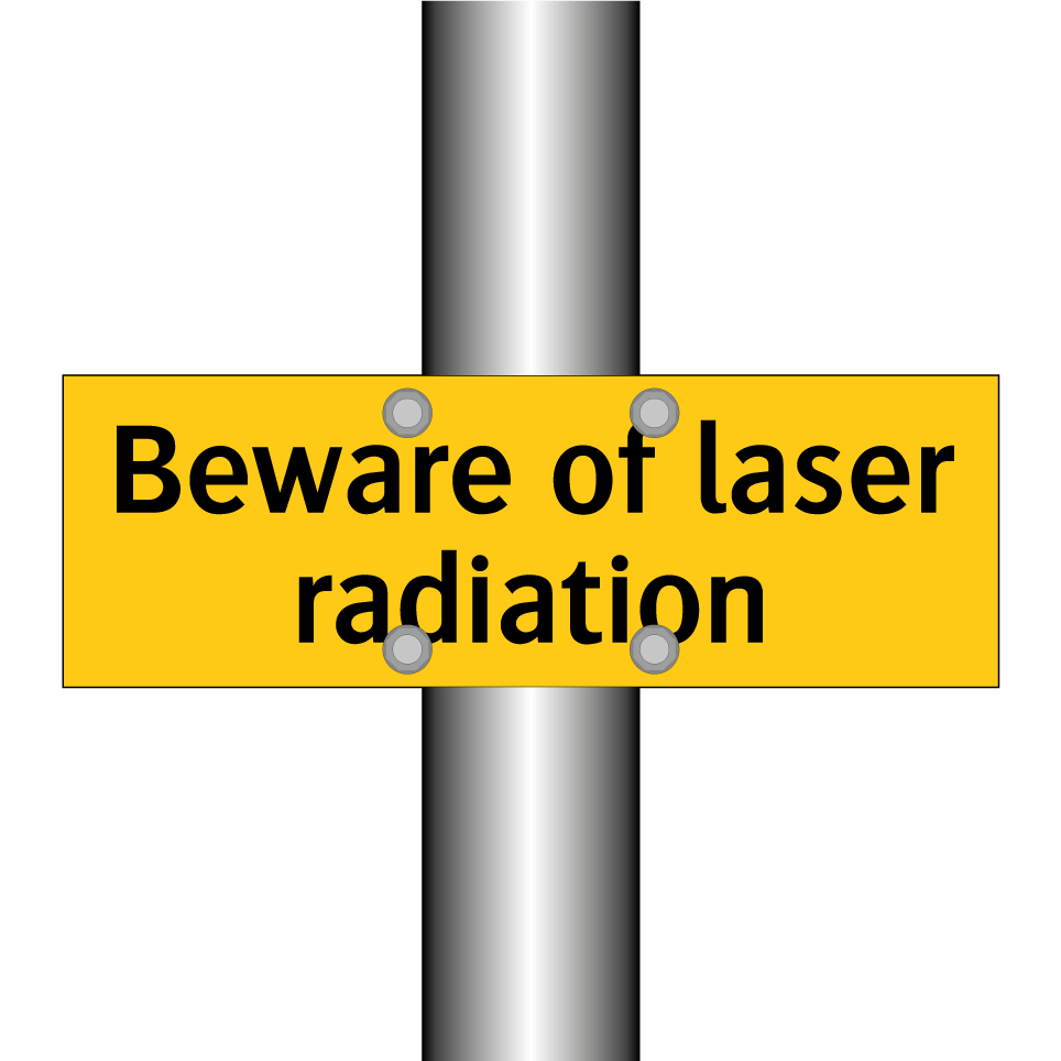 Beware of laser radiation