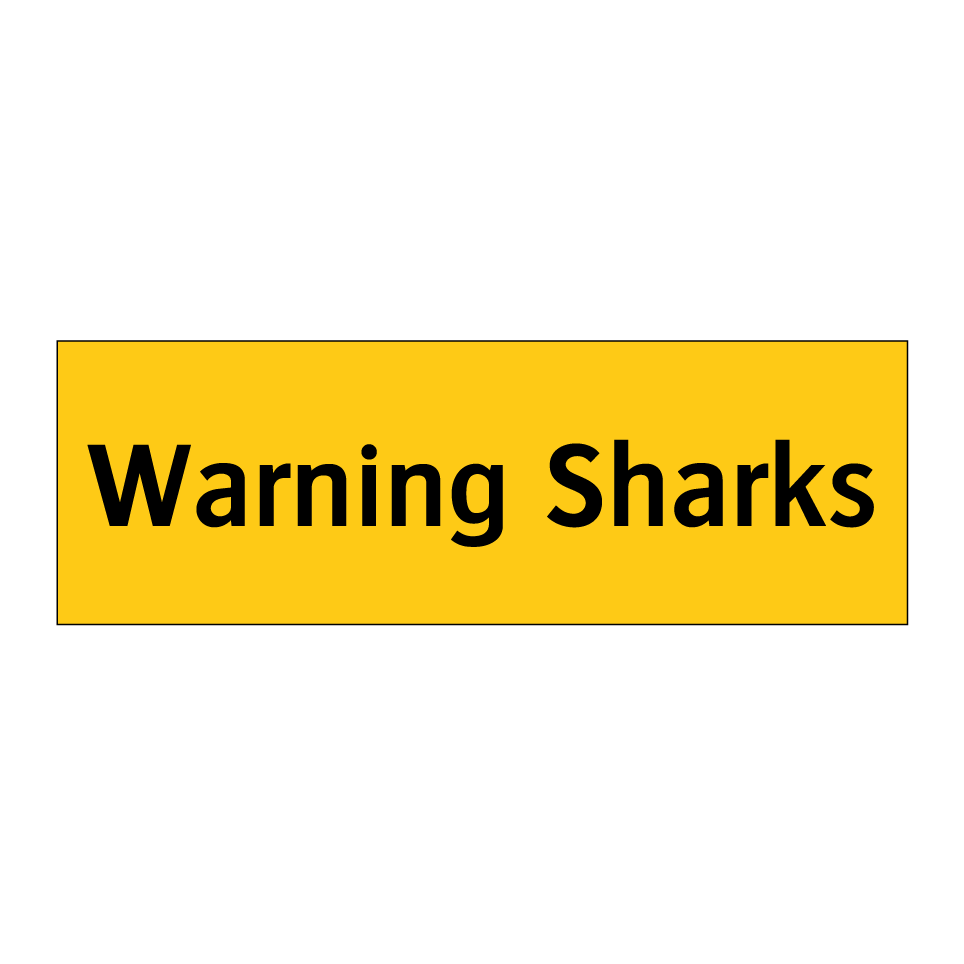 Warning Sharks
