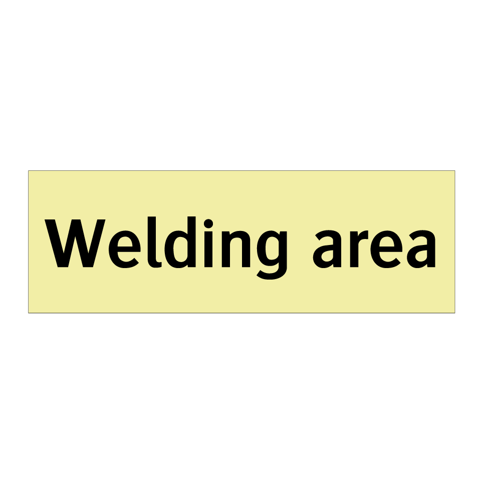 Welding area