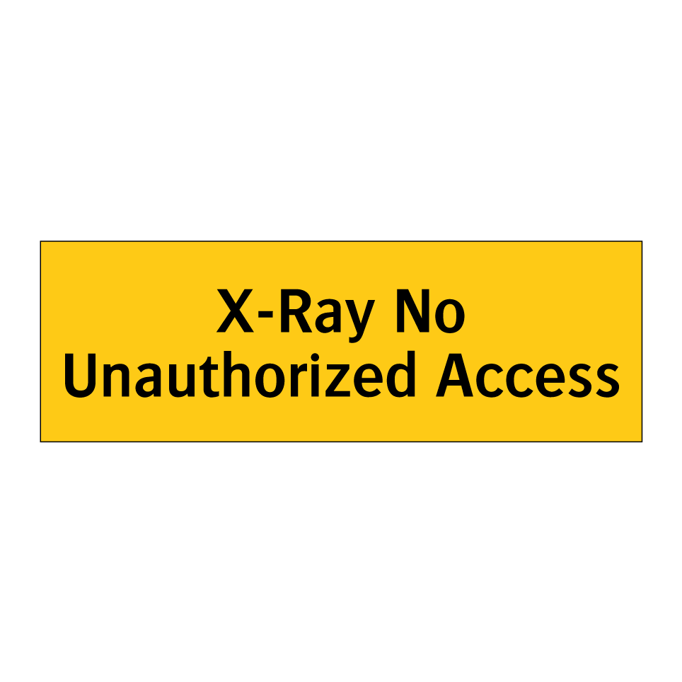 X-Ray No Unauthorized Access