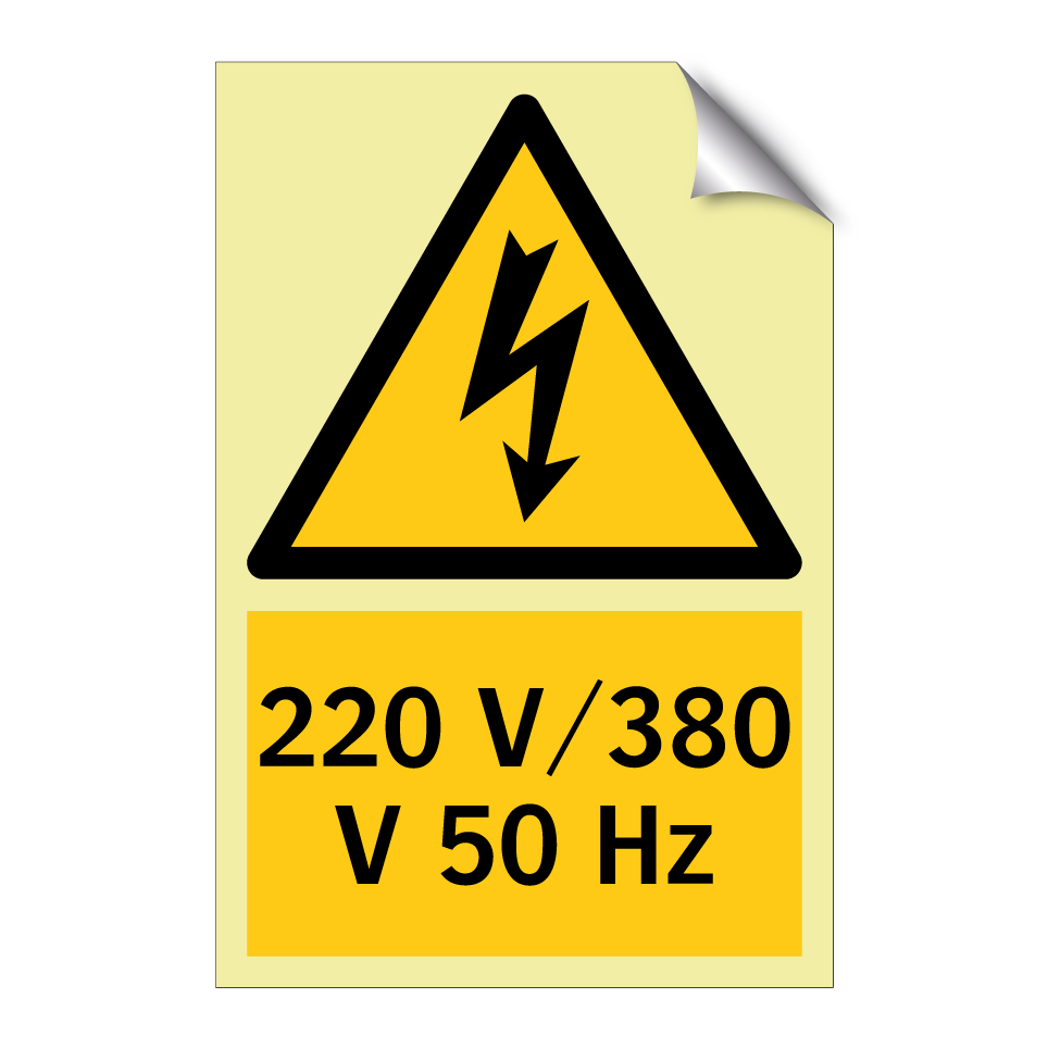 220 V/380 V 50 Hz