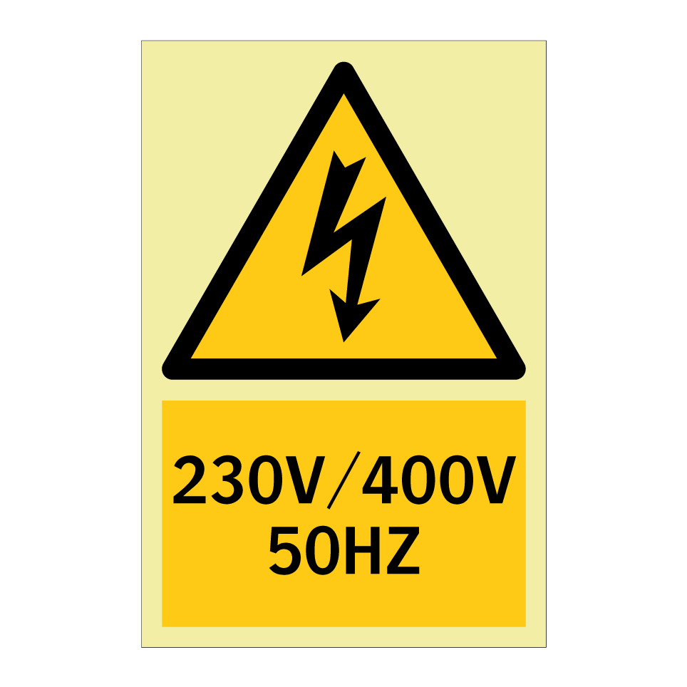 230V/400V 50HZ