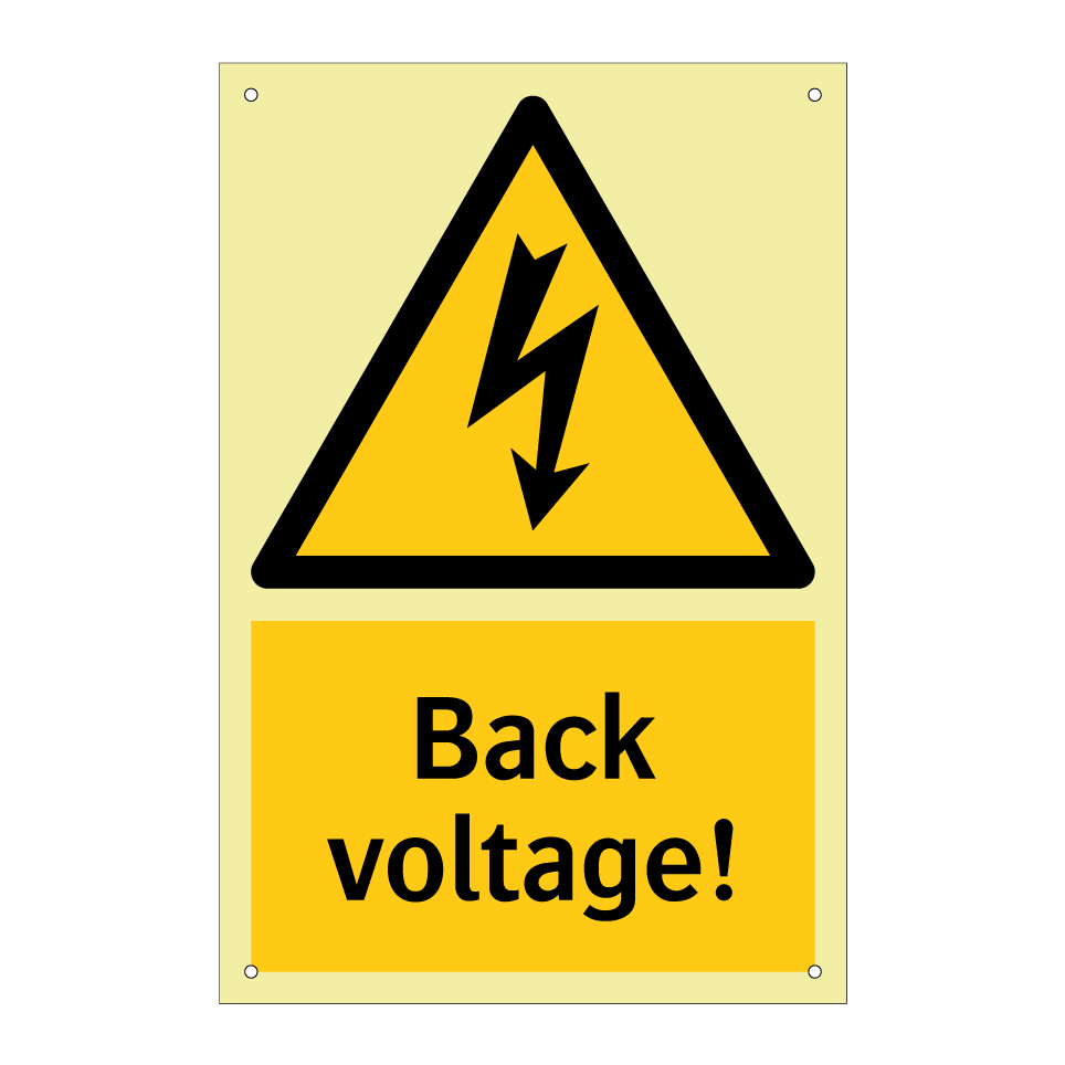 Back voltage!