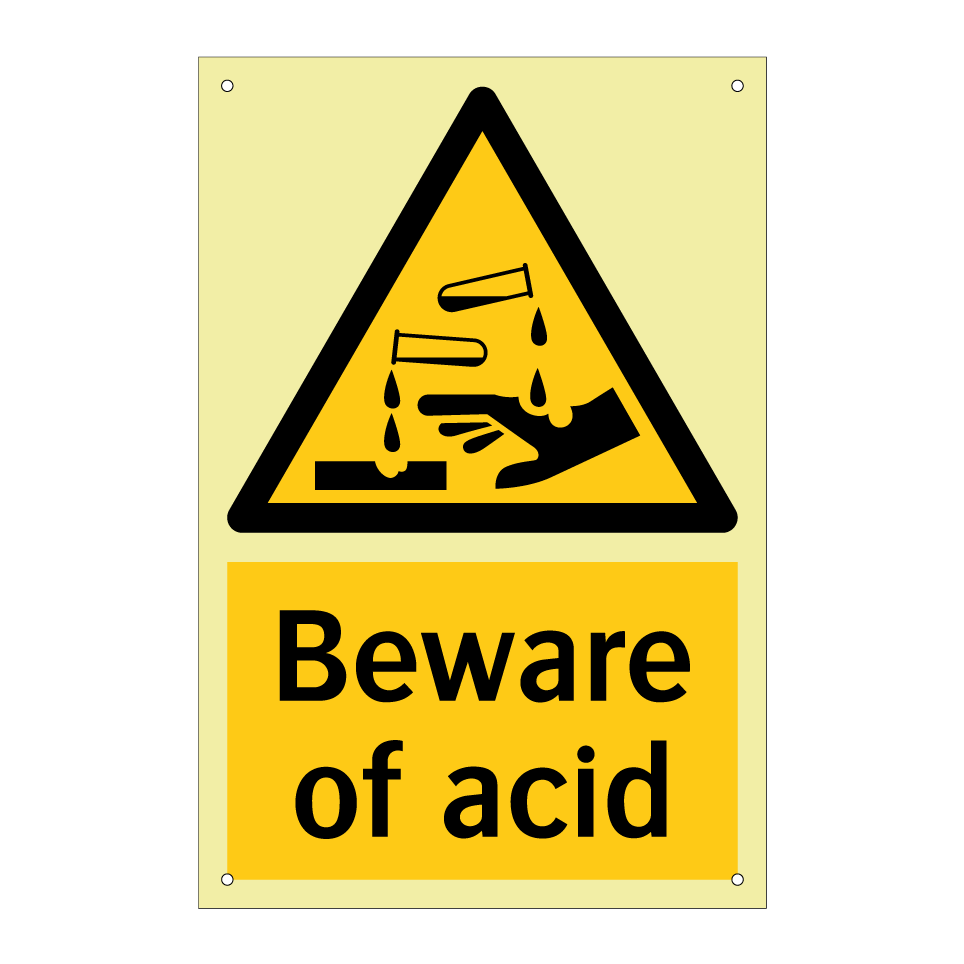 Beware of acid