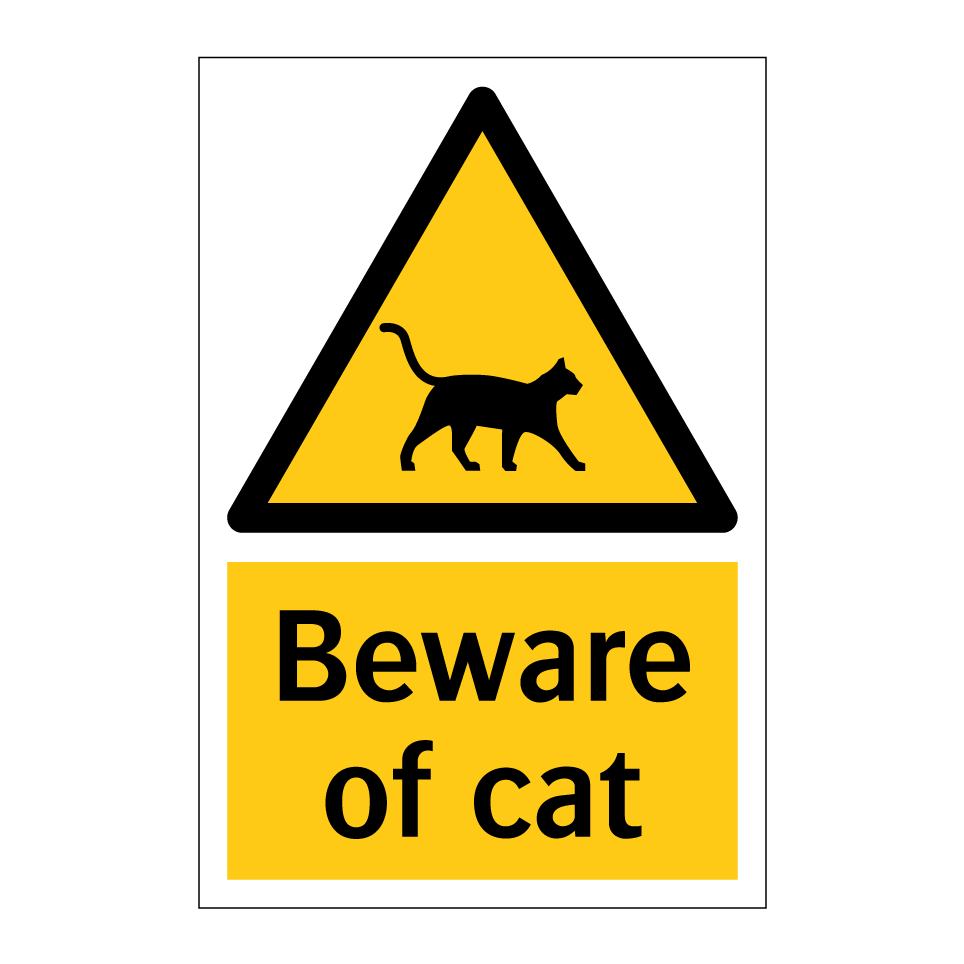 Beware of cat