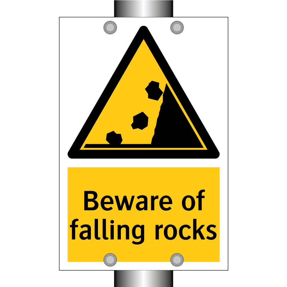 Beware of falling rocks
