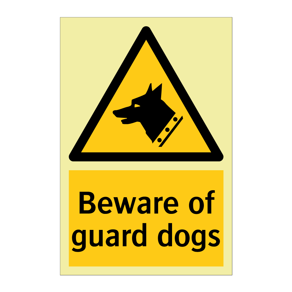 Beware of guard dogs