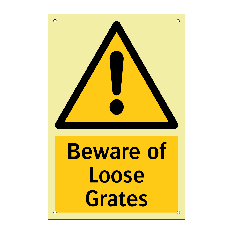 Beware of Loose Grates