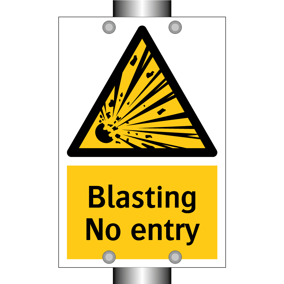 Blasting No entry
