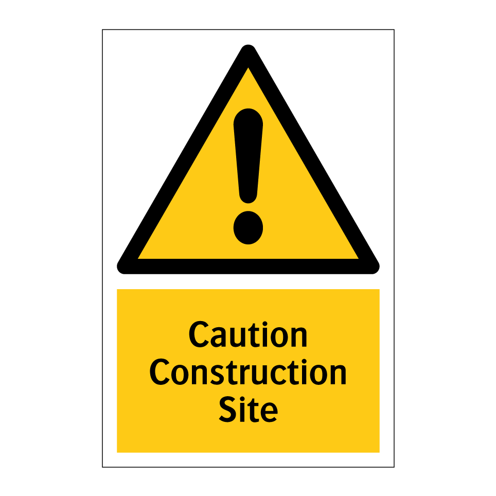 Caution Construction Site