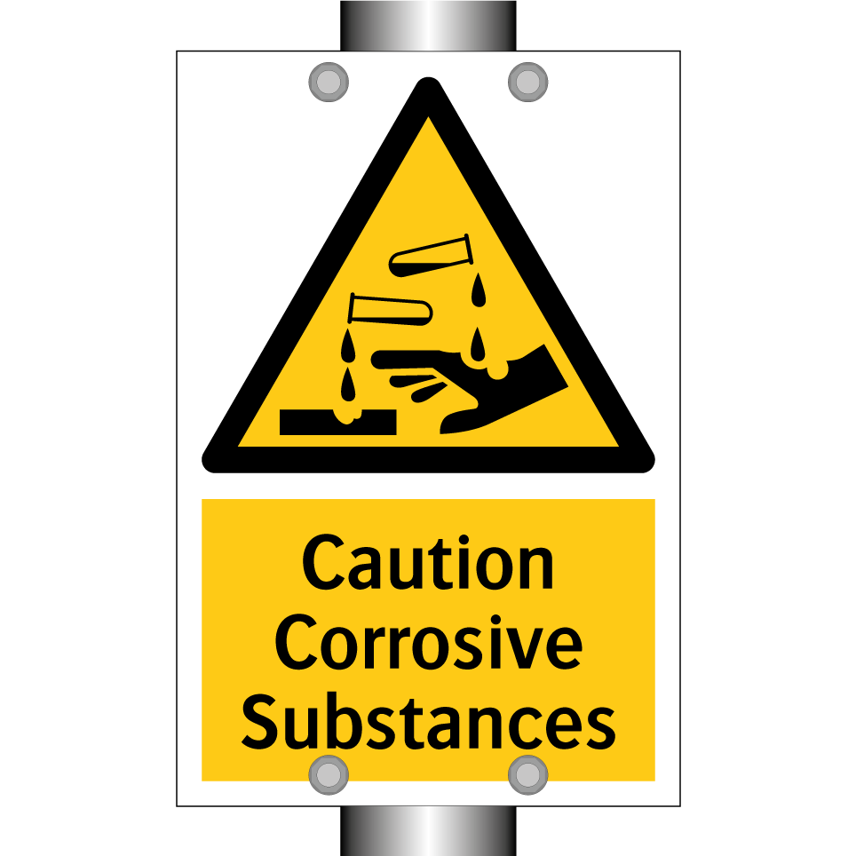 Caution Corrosive Substances