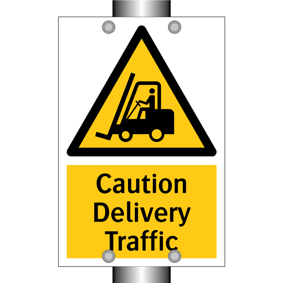 Caution Delivery Traffic