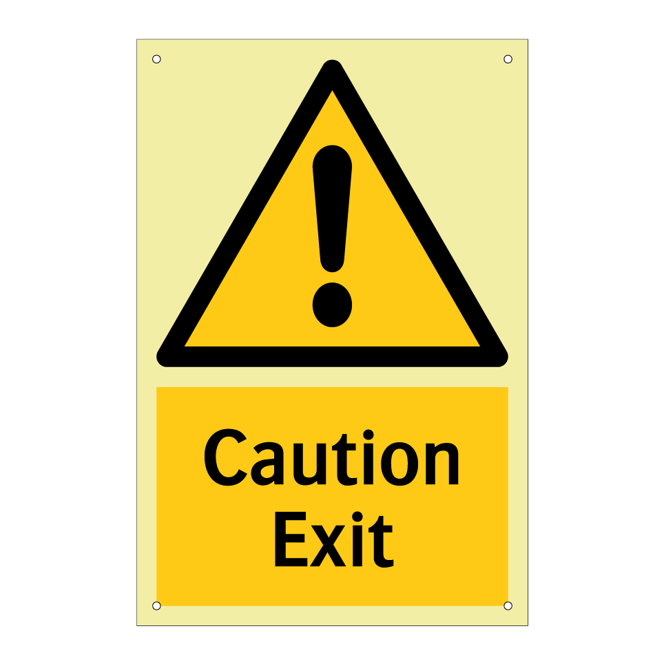 Caution Exit