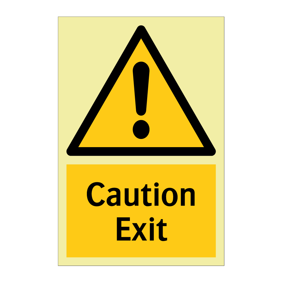 Caution Exit