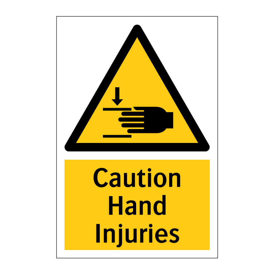Caution Hand Injuries
