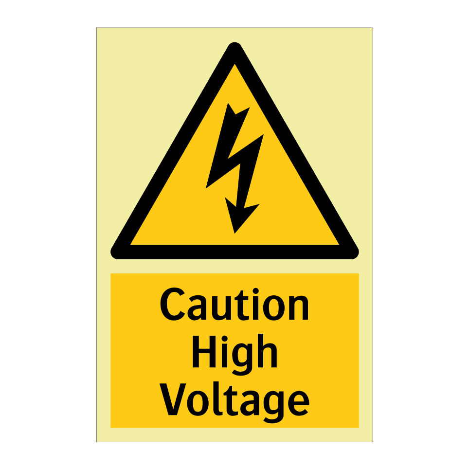 Caution High Voltage