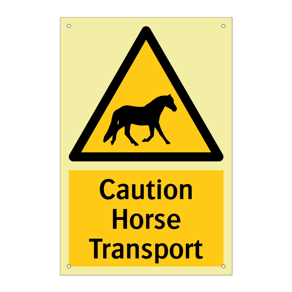 Caution Horse Transport