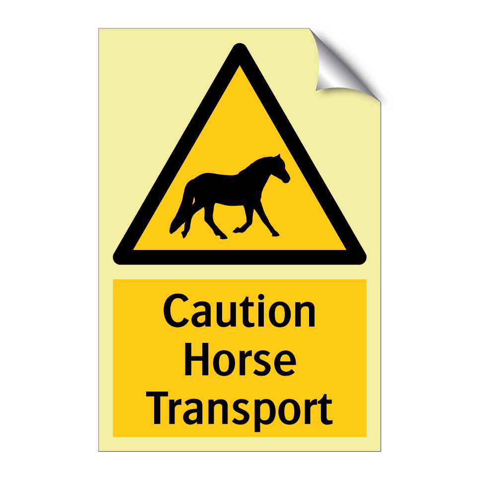 Caution Horse Transport