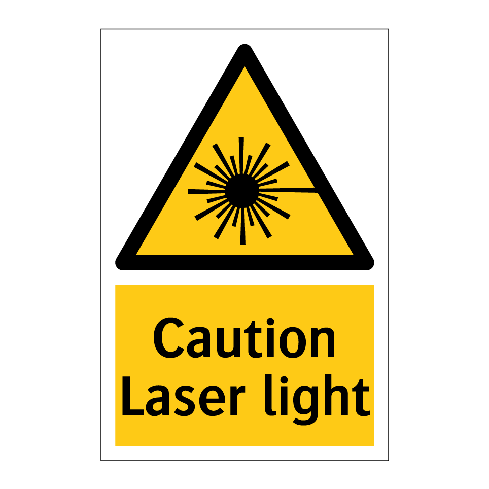 Caution Laser light
