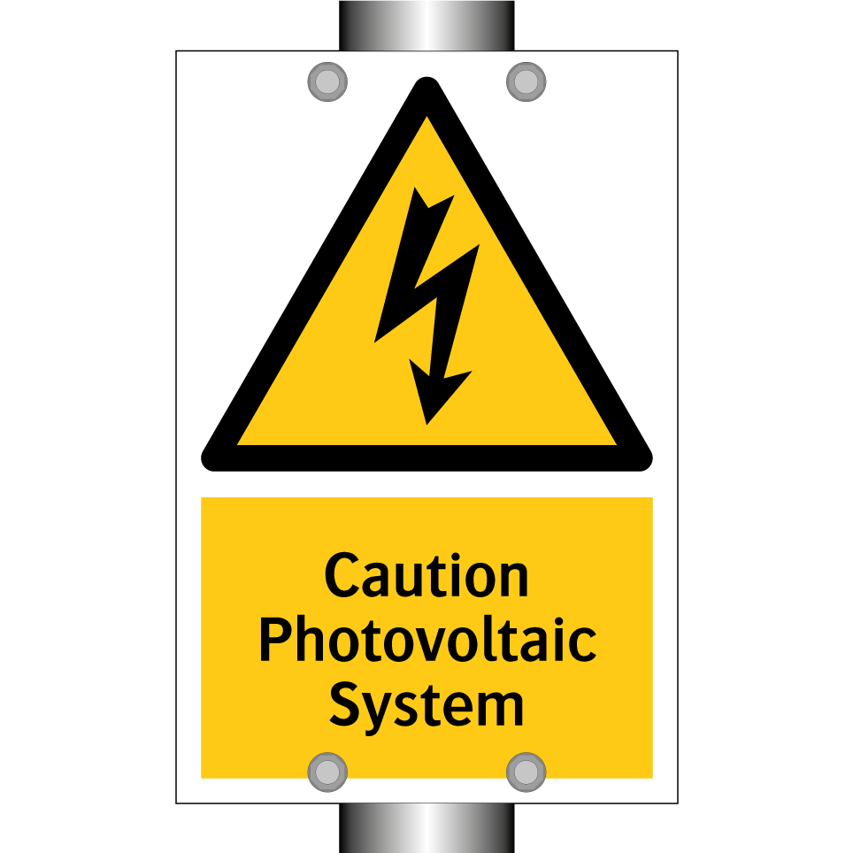 Caution Photovoltaic System