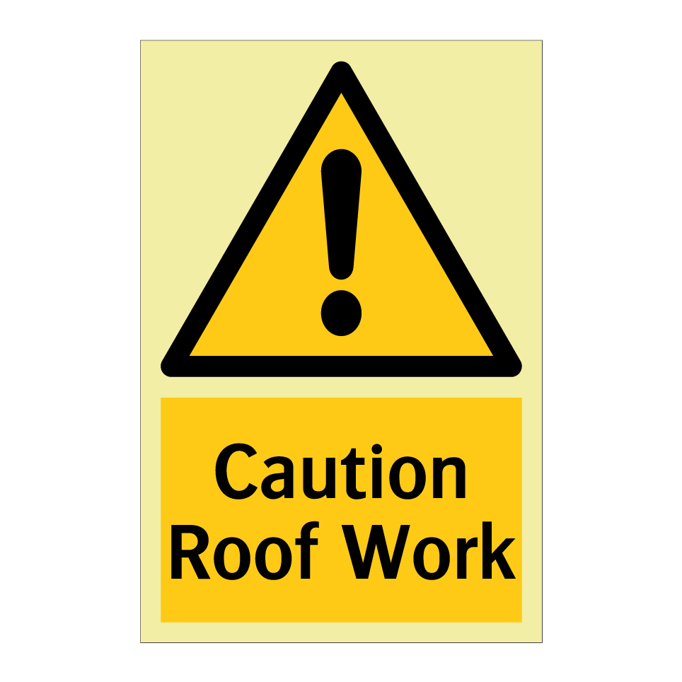 Caution Roof Work