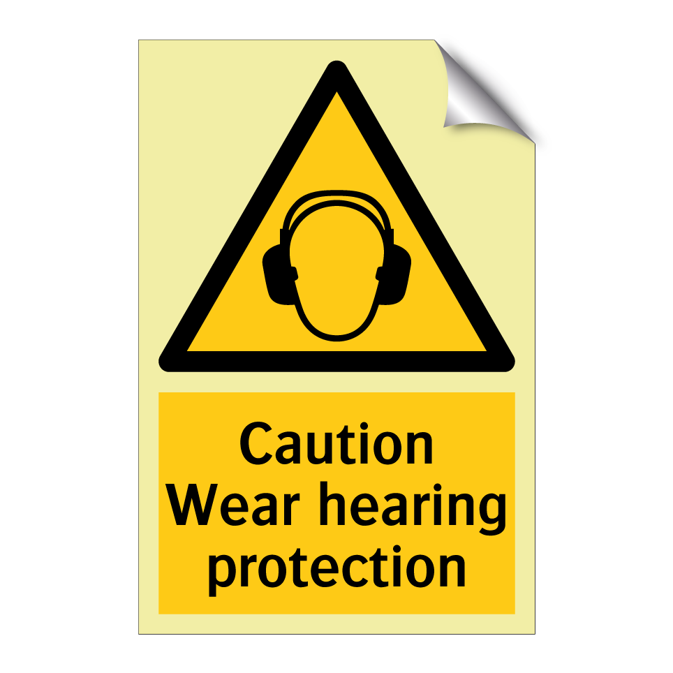 Caution Wear hearing protection