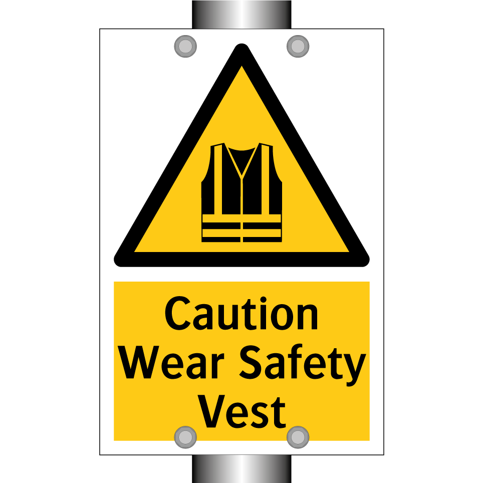 Caution Wear Safety Vest