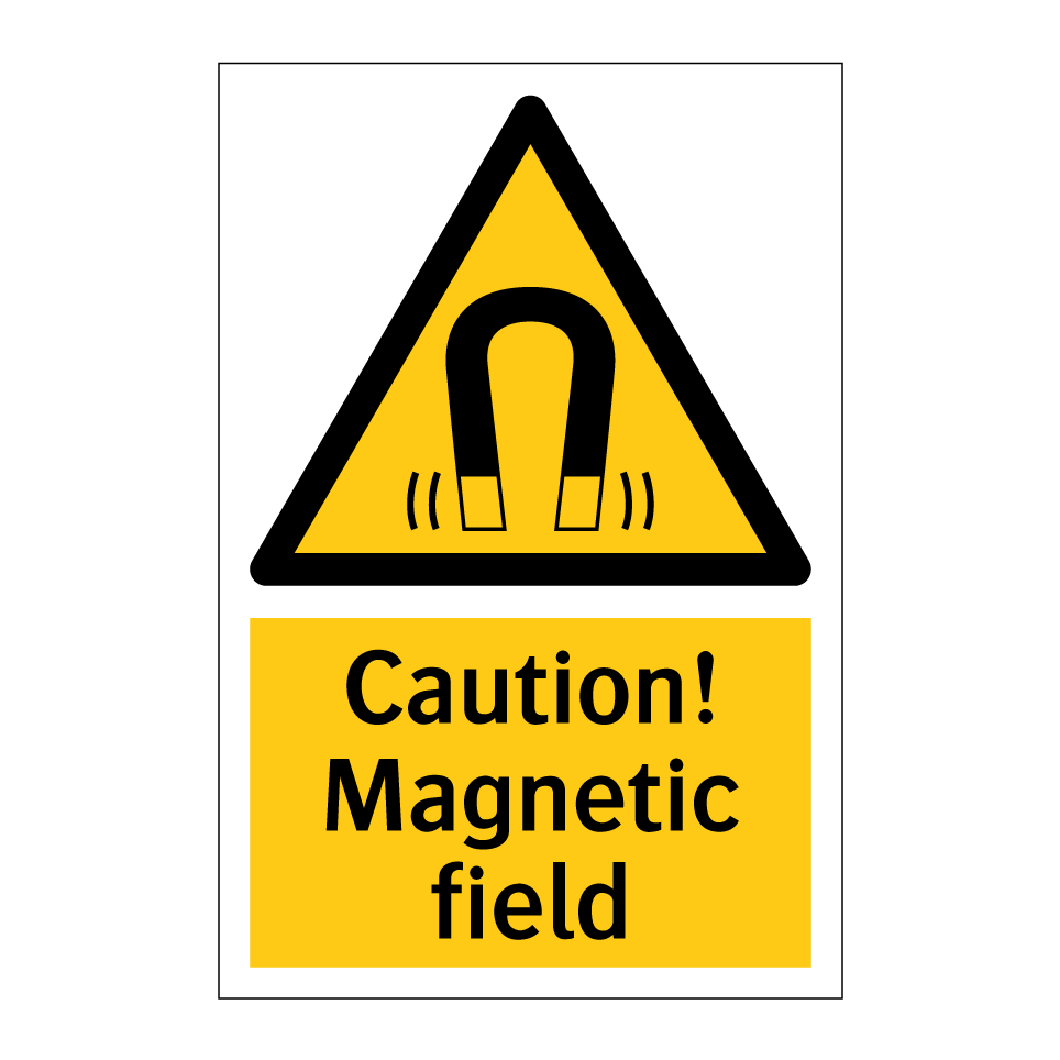 Caution! Magnetic field