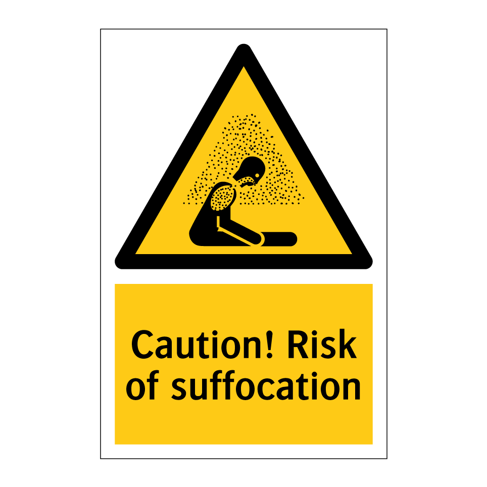Caution! Risk of suffocation