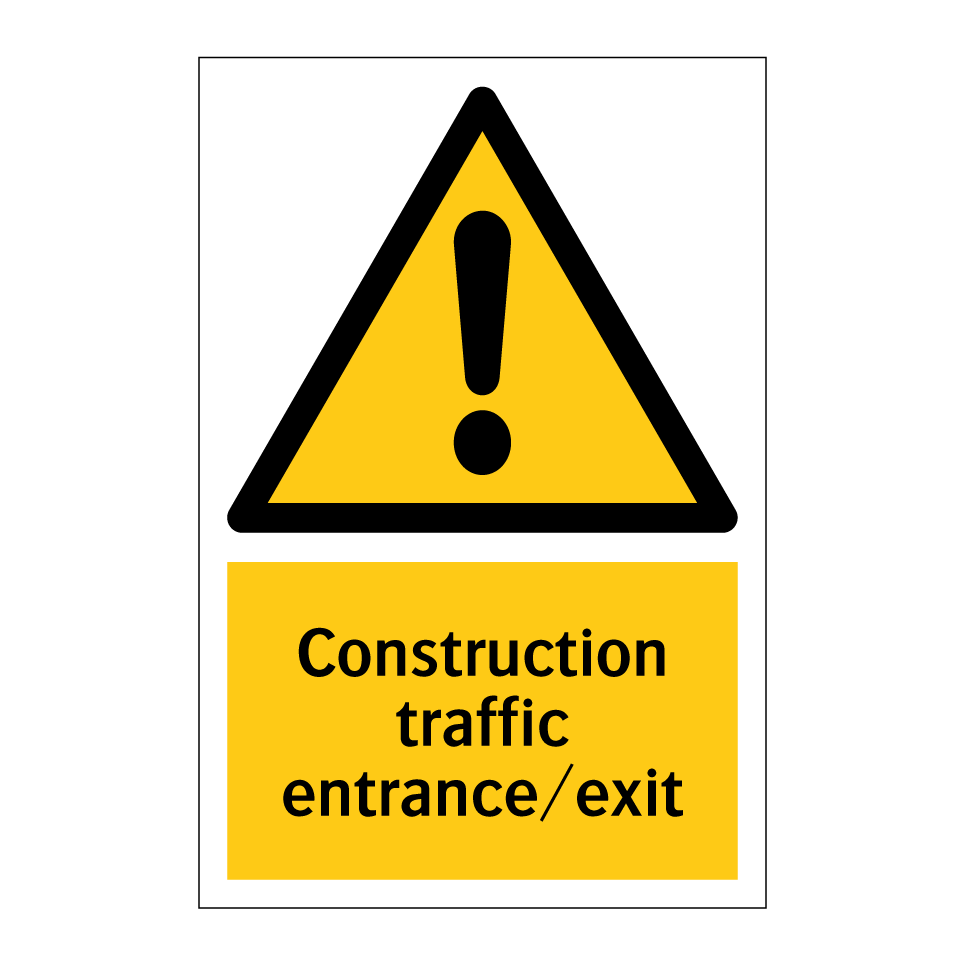Construction traffic entrance/exit