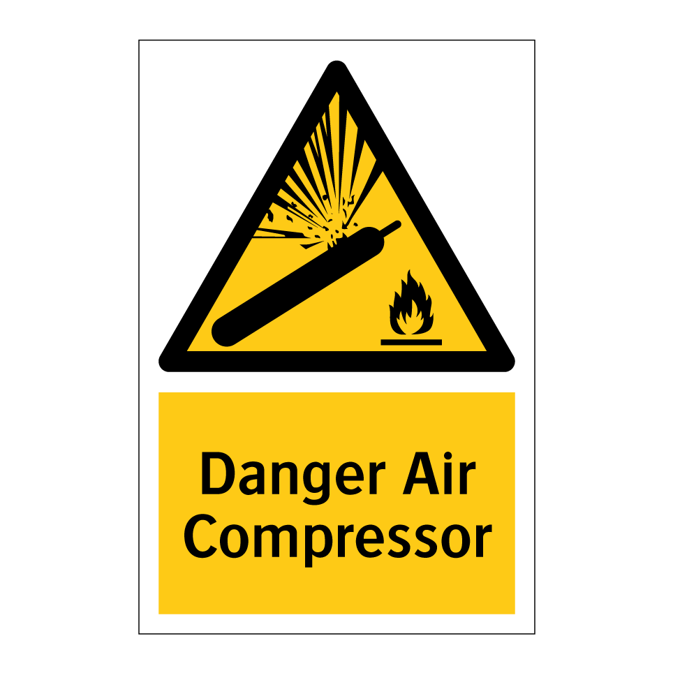 Danger Air Compressor