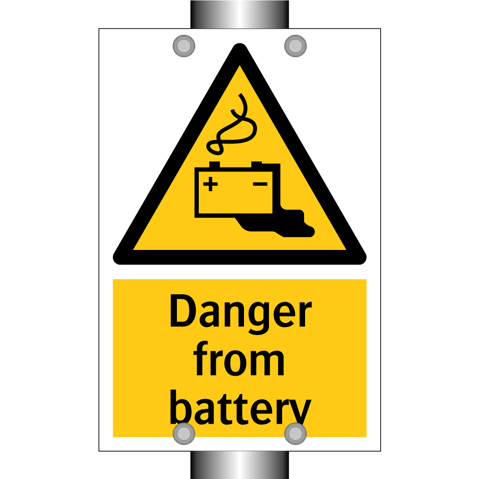 Danger from battery