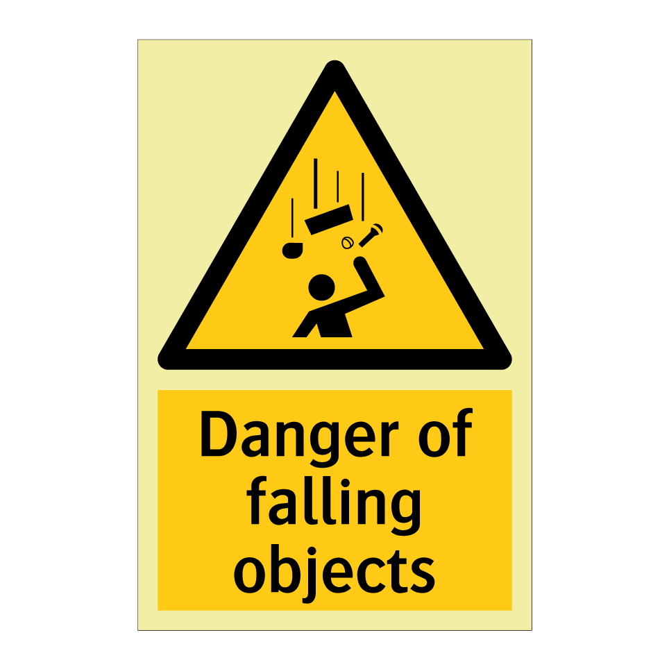 Danger of falling objects