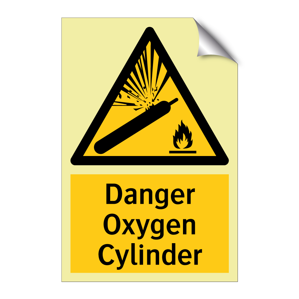 Danger Oxygen Cylinder