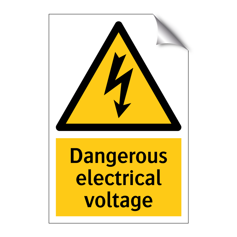 Dangerous electrical voltage