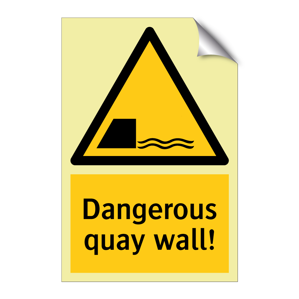 Dangerous quay wall!