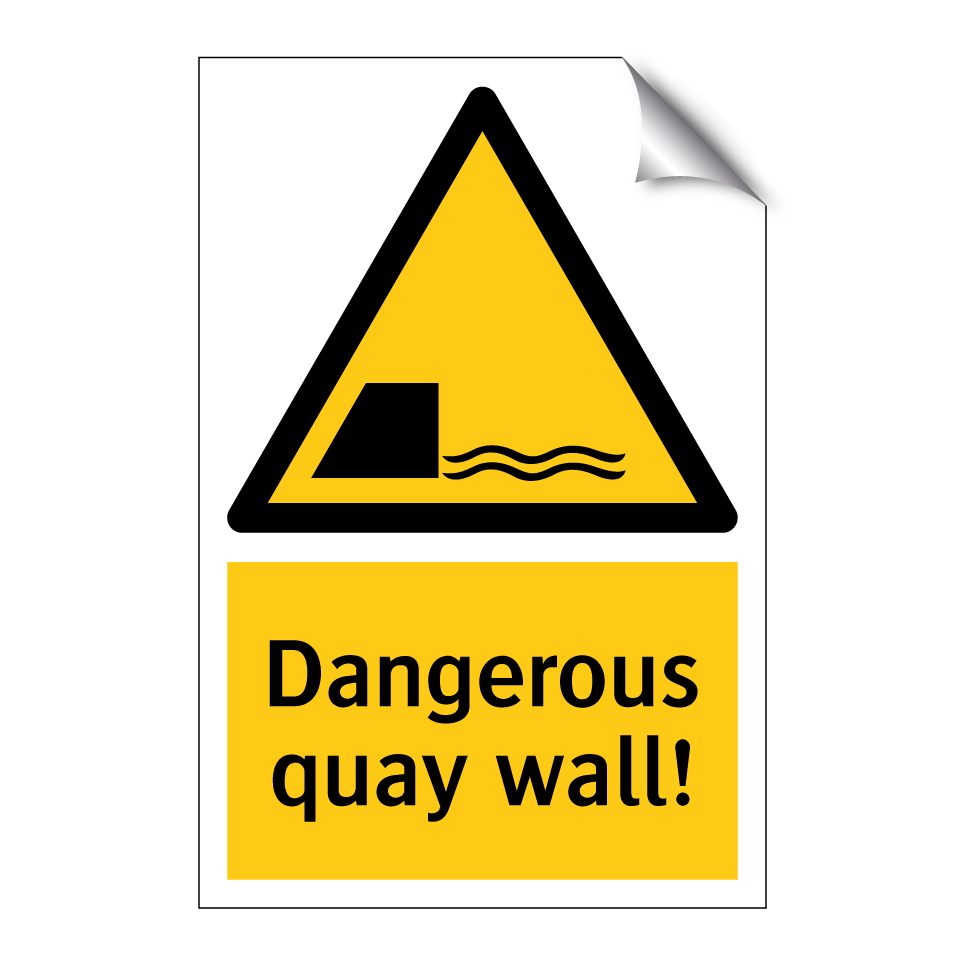Dangerous quay wall!